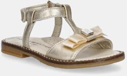 Tommy Hilfiger gyerekszandál bőrből - arany 22
