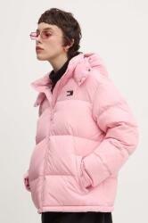 Tommy Jeans pehelydzseki női, rózsaszín, téli, oversize, DW0DW18610 - rózsaszín XL