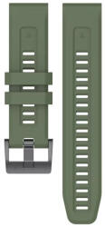 Ricardo Curea de silicon 22mm (pentru Garmin Fenix 8/7/6 (47mm), Epix 2 etc. ), verde V1, QuickFit