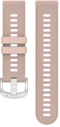 Ricardo Curea de silicon 18mm (pentru Garmin Venu 2S, Vívoactive 4S, Forerunner 265S, Venu 3S, etc. ), bej, eliberare rapidă