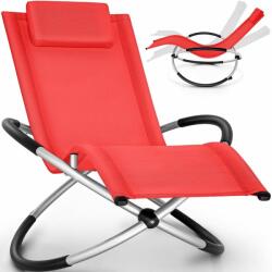 Tillvex Scaun balansoar gradina, 166 x 74 x 81 cm, rosu, capacitate 180 kg (TVRLG-005)
