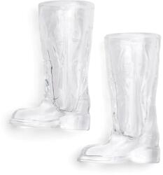 Gentlemen's Hardware borospohár készlet Cowboy Boot Shot Glasses 20 ml 2 db átlátszó - áttetsző Univerzális méret