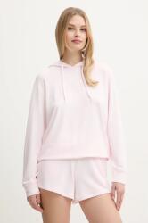 GUESS felső LUCIA rózsaszín, női, nyomott mintás, kapucnis, O5GQ00 KCQP2 - rózsaszín M