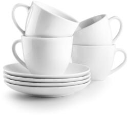 ibili Set servire cafea 8 piese Ibili-Castilla Blanco, portelan, 9.8-16x7.5 cm, 310 ml, alb (IB-693130)