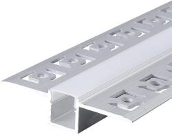  Profil LED Aluminiu Incastrat - Finisaj Glet, 2m, 1, 7 cm (ls 2m1.7)