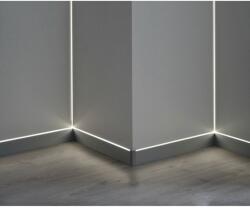  Profil LED Incastrat Colt Interior - 2m, Aluminiu (ls 2m1.5colt int)
