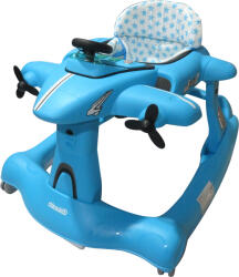Chipolino Детска проходилка 3 в 1 Chipolino - Самолетче, Синя (PRAP02403BL) Проходилка