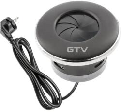 GTV Priza incastrabila in blat SHUTTER 1xSchuko negru mat (AE-GM1SSHU-20)