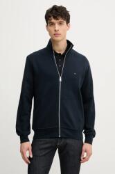 Tommy Hilfiger pamut melegítőfelső sötétkék, férfi, nyomott mintás, MW0MW38686 - sötétkék S