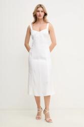 HUGO BOSS ruha vászonkeverékből - fehér 36