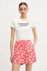 Tommy Jeans pamut póló női, bézs, DW0DW19447 - bézs XXL - answear - 8 390 Ft