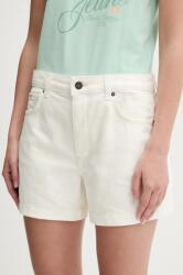 Guess Jeans farmer rövidnadrág női, bézs, sima, magas derekú, W5GD0S D5M62 - bézs 29