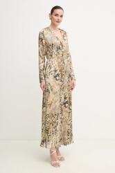 GUESS ruha GISELLE bézs, maxi, harang alakú, 5GGK08 7298A - bézs 40