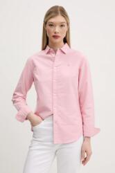 Superdry pamut ing női, galléros, rózsaszín, slim, W4010473A-D9O - rózsaszín L