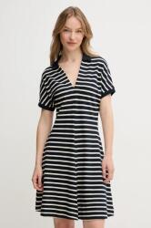 Tommy Hilfiger ruha sötétkék, mini, harang alakú, WW0WW44513 - sötétkék S