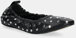 MICHAEL Michael Kors bőr balerina cipő Amy - fekete Női 37