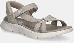 Skechers szandál GO WALK FLEX bézs, női, 141481 - bézs Női 37