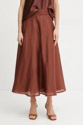 Marella szoknya NIPPON barna, maxi, harang alakú, 2513101082200 - barna 38