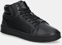 Calvin Klein sportcipő HIGH TOP LACE UP EYELET JAQ MONO fekete, férfi, HM0HM01816 - fekete Férfi 40