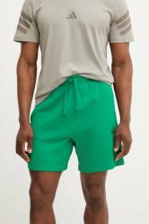 adidas pamut rövidnadrág ALL SZN zöld, férfi, JI6417 - zöld L