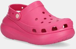 Crocs papucs Classic Crush Clog rózsaszín, női, platformos, 207521.6ZQ - rózsaszín Női 37/38