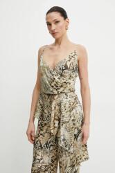 GUESS felső GISELLE bézs, női, mintás, 5GGH04 7298A - bézs 34