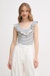 Pepe Jeans top VALERY nyitott hátú, fehér, PL506017 - fehér M