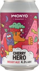 MONYO Brewing Co. Cherry Hero Ale felsőerjesztésű szüretlen sör meggyel 4, 3% 330 ml - ecofamily