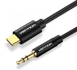 Vention USB-C/M -> 3.5mm jack kábel 1m fekete (BGABF) (BGABF)