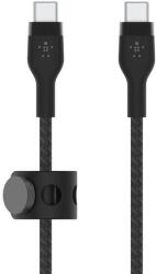 Belkin Cablu Date Belkin Boost Charge USB-C TO USB-C 2.0 Braided Silicone 1m Negru (BEL-0121)