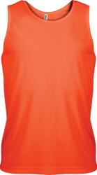 Proact Férfi Proact PA441 Men’S Sports vest -2XL, Fluorescent Orange