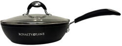 Royalty Line Royalty Line® XJ-FY240 indukciós serpenyő - Ø 24 cm - Indukciós leveses serpenyő tapadásmentes bevonattal - Serpenyő minden hőforráshoz - fekete