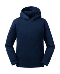 Russell Gyerek kapucnis hosszú ujjú pulóver Russell Europe Kids' Authentic Hooded Sweat S (104/3-4), Sötétkék (navy)