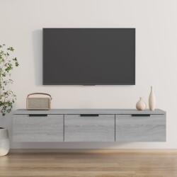  Szürke sonoma színű szerelt fa faliszekrény 102 x 30 x 20 cm (74073)