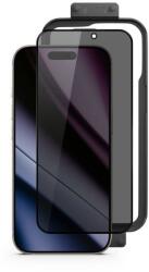 Epico Privacy iPhone 16 Pro 3D üvegfólia + felhelyező keret