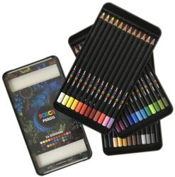Posca Creioane colorate POSCA KPE-200 din lemn, 4mm, Pastel uleios, 36 bucati (C3945)