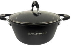Royalty Line Royalty Line® XL-FY200 indukciós Lábos - O 20 cm / 2 liter - Indukciós leveses lábos márvány tapadásmentes bevonattal - Lábos minden hőforráshoz - fekete