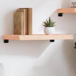 Kezeletlen tömör tölgyfa fali polc 60x40x(2-6) cm (310542)