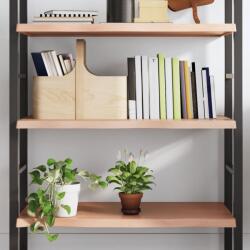  Világosbarna kezelt tömör tölgyfa fali polc 100x40x(2-4) cm (295681)