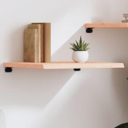  Kezeletlen tömör tölgyfa fali polc 60x50x(2-4) cm (310381)