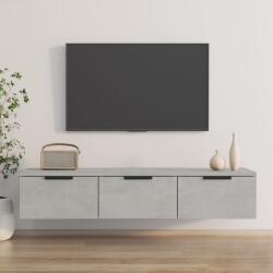 Betonszürke szerelt fa faliszekrény 102 x 30 x 20 cm (73995)