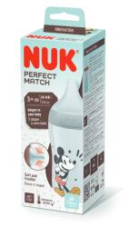 Nuk Biberon Perfect Match Mickey, tetina silicon M, 3m+, 260 ml, Nuk
