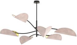 Emibig Lotus függőlámpa 6x10 W szürke/hamvas 1462/6