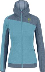 Karpos Averau W Full-Zip Hoodie Fleece női pulóver M / szürke/kék