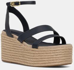 Tommy Hilfiger sandale de piele ANKLE STRAP LEATHER PLATFORM PPYA-OBD137_59X