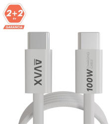 AVAX CB610W MAGNETY 100W 1m USB-C adat- és töltőkábel (AVAX CB610W) - haztartasibolt