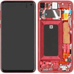 Samsung GH82-18843A Gyári Samsung Galaxy S10e piros OLED LCD kijelző érintővel (GH82-18843A)