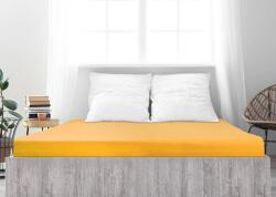  LUXORA mako pamut jersey lepedő 180x200 cm sárga