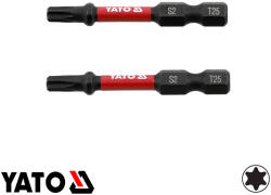 TOYA YT-78054 Impact ütvecsavarozó bit S2, 1/4" - T25 x 50 mm (2 darab) (YT-78054)