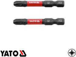 TOYA YT-78045 Impact ütvecsavarozó bit S2, 1/4" - PZ3 x 50 mm (2 darab) (YT-78045)